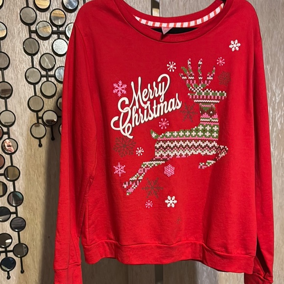 Holiday Time Tops - Merry Christmas Red Sweater